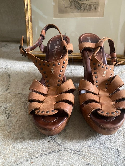 Pre-Owned Henry Beguelin Slingback Sandals