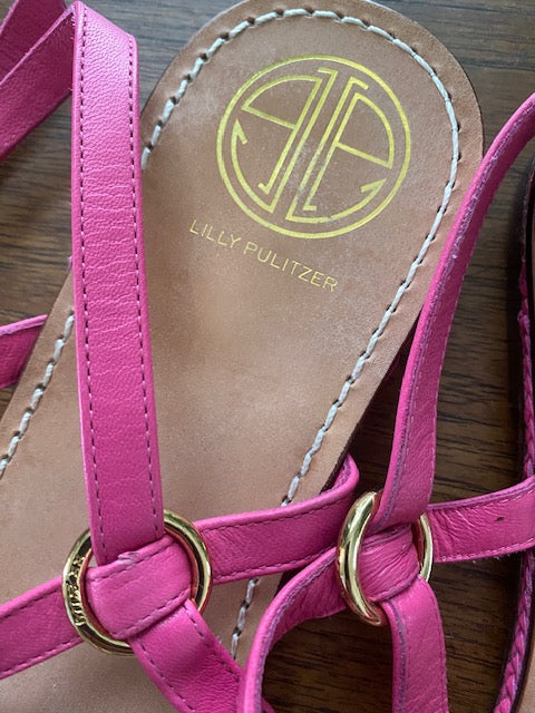 Pre-Owned Lily Pulitzer Pink Sandal