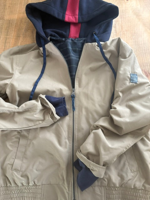 Newnorm Upcycled Coastal hooded Jacket/ One-of-One Reworked Windbreaker