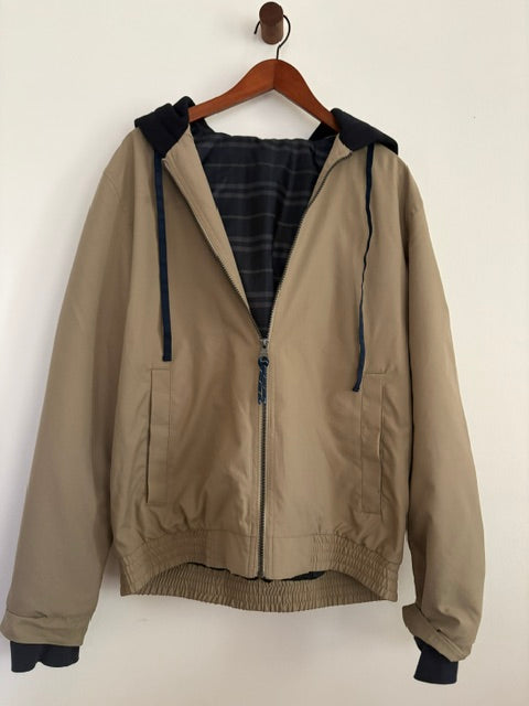 Newnorm Upcycled Coastal hooded Jacket/ One-of-One Reworked Windbreaker
