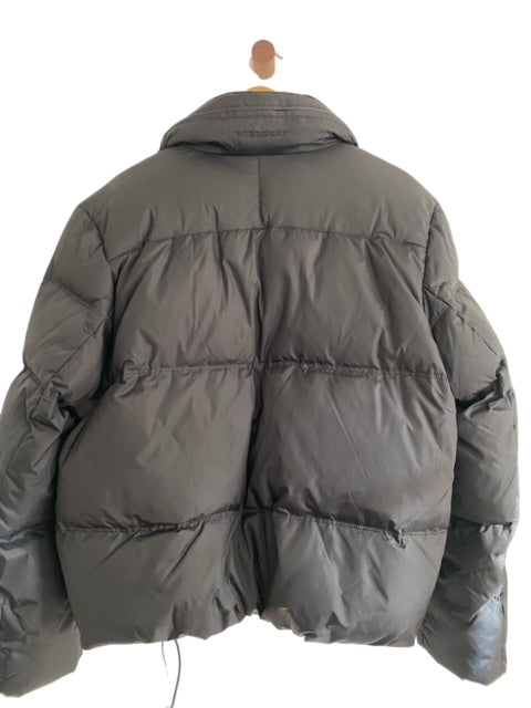 Pre-Owned Burberry Convertible Quilted Hooded Down Jacket