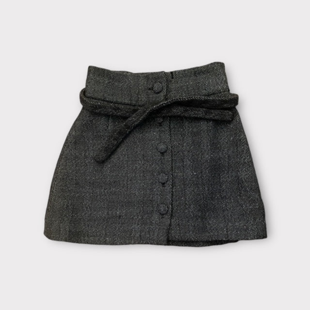 Pre-Owned Marni Wool Button Front Aline Mini Skirt