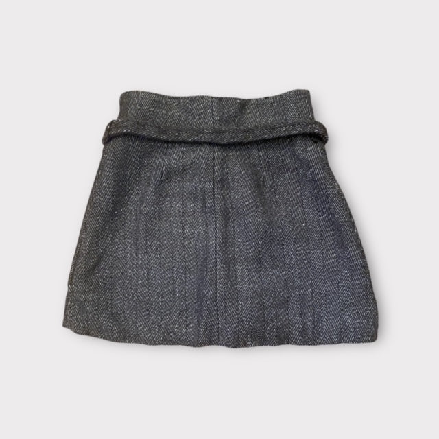 Pre-Owned Marni Wool Button Front Aline Mini Skirt