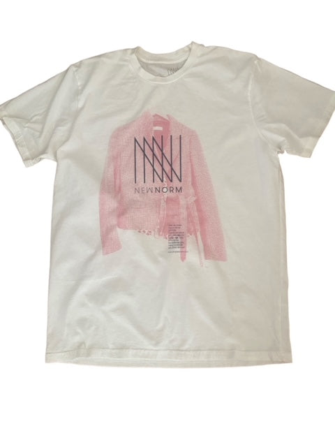 Newnorm Organic Cotton Pink Logo Tee