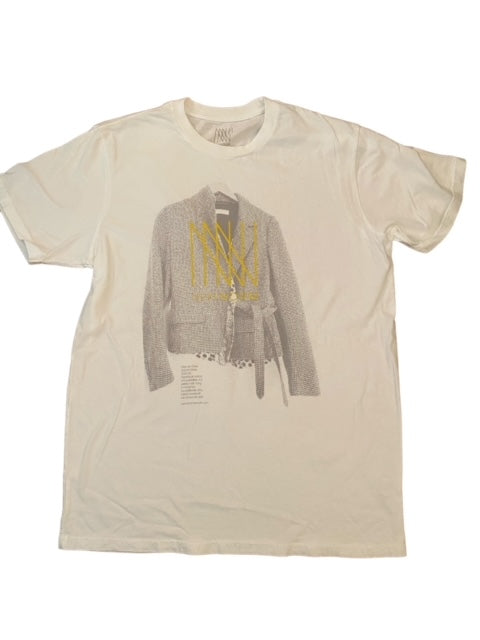 Newnorm Logo Organic Cotton Grey/Yellow T-Shirt