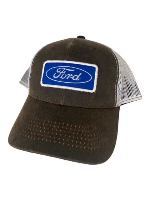 Ford Brown/White Logo Trucker Hat