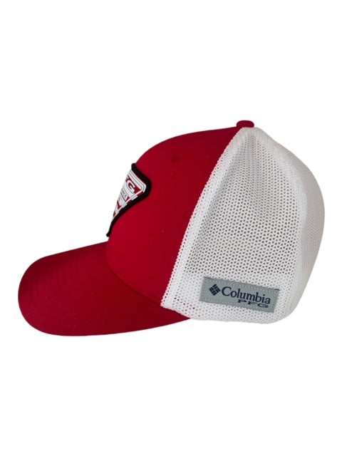 Columbia PFG Red/White Trucker Hat