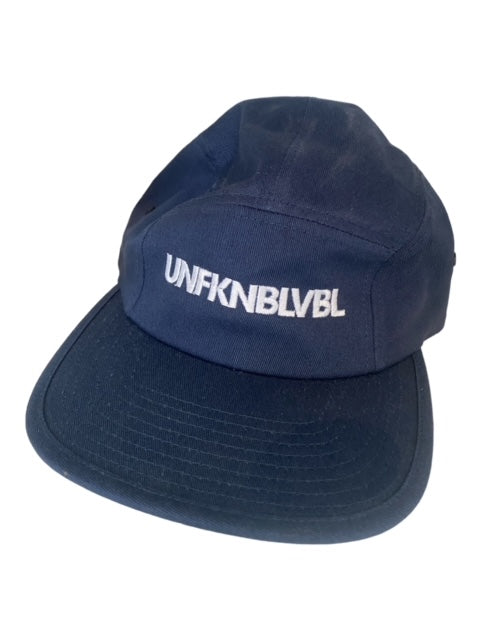 UNFKNBLVBLE Navy Twill Trucker Hat