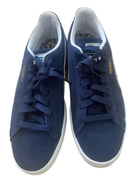 Pre-Owned Puma Blue Suede Classic Sneaker