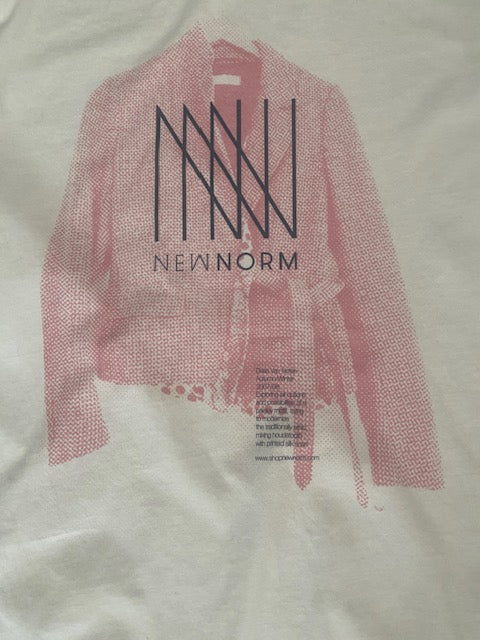 Newnorm Organic Cotton Pink Logo Tee